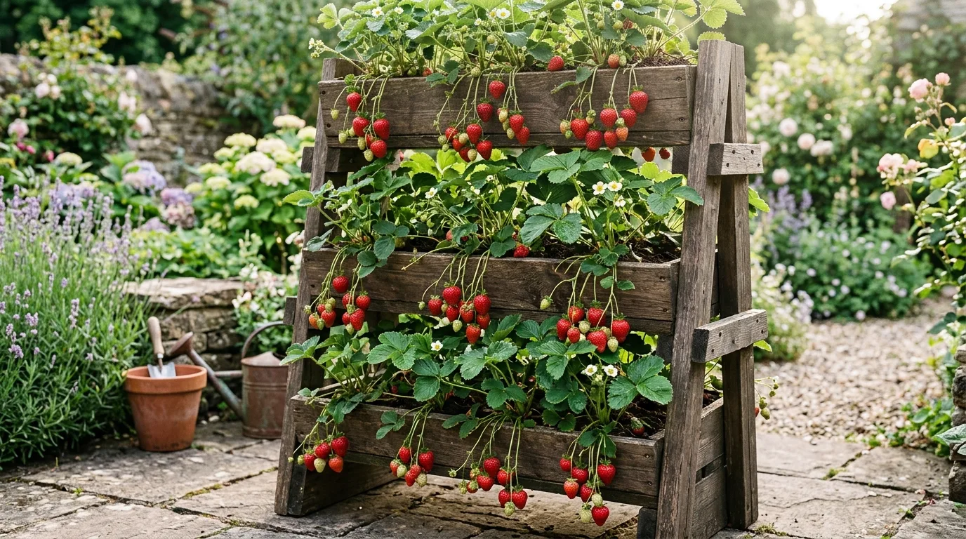 10 Strawberry Planter Ideas for Small and Creative Spaces